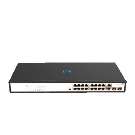 中兴 SG1020P2GT2GF 16+2+2 全千兆 双光口 POE交换机